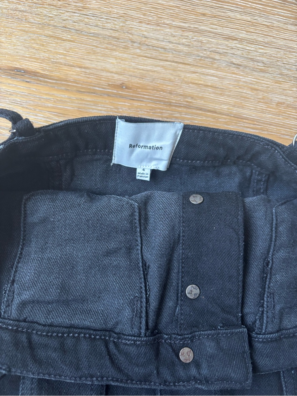 Reformation Denim Corset - Picture 2 of 3